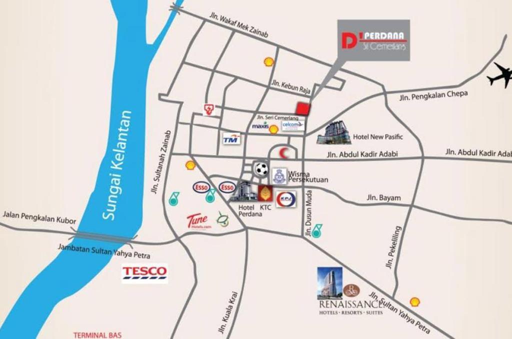 Sas D'Perdana Apartment Kota Bharu Bagian luar foto